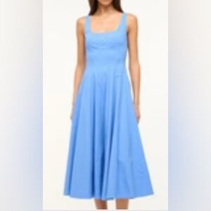 STAUD Blue Dress